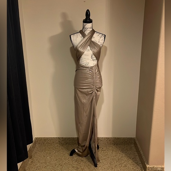 Full Length Halter Dress - Picture 1 of 10